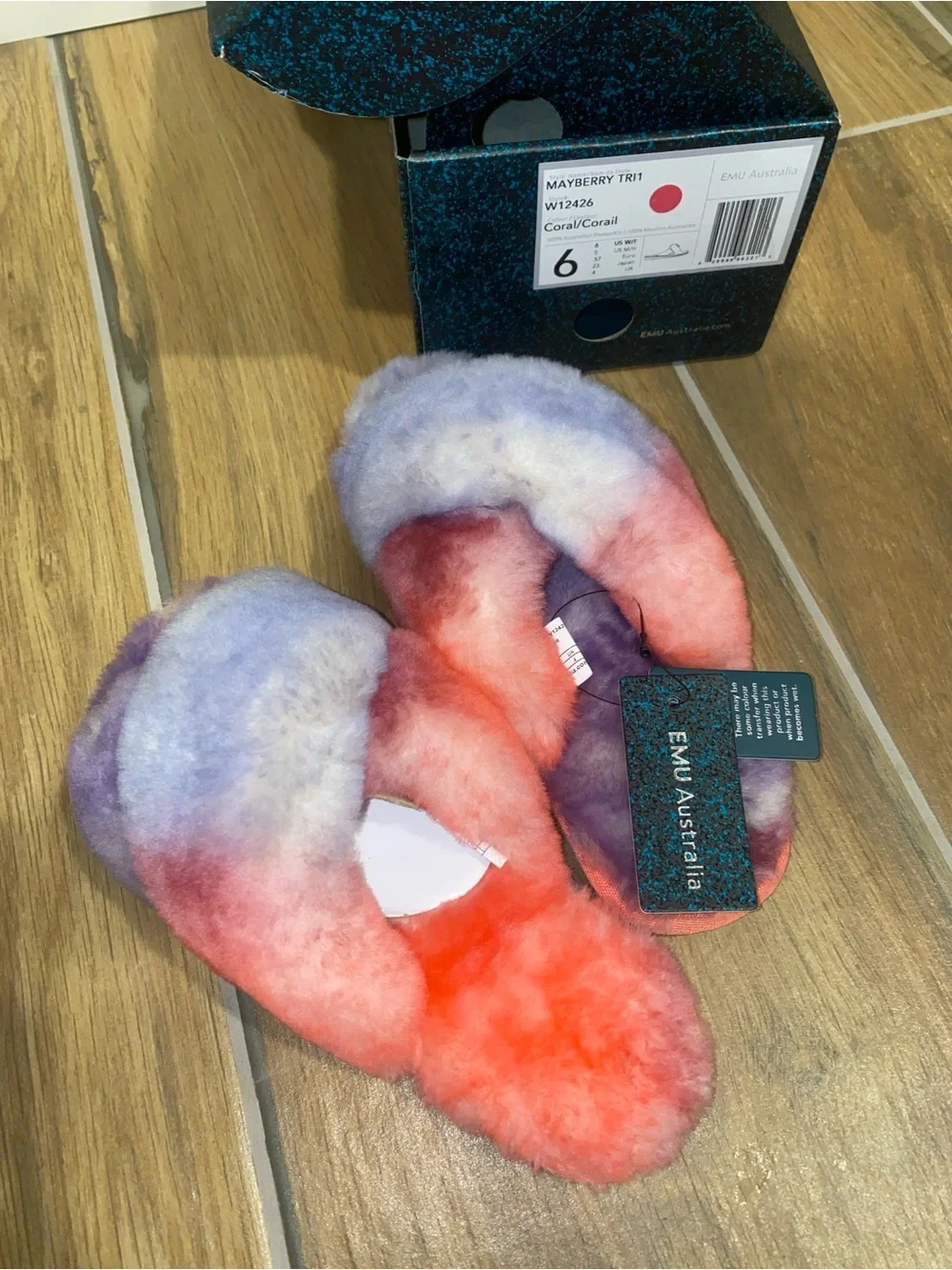 Emu Australia Mayberry Slipper Coral